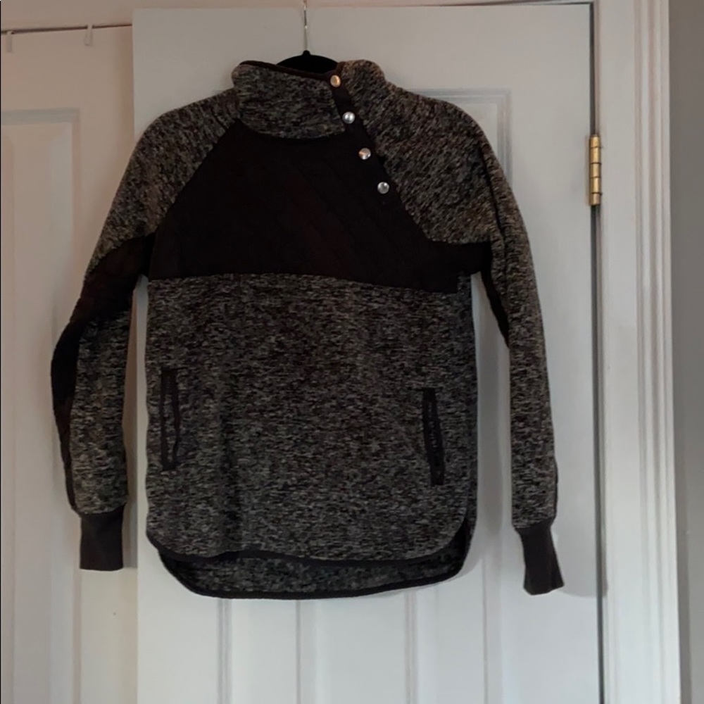 Abercrombie and Fitch Button neck pullover